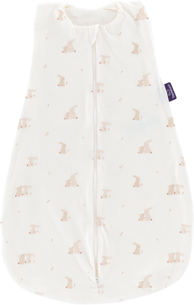 Sommerschlafsack LIEBMICH Baumwolle Hophop Bunny beige, Größe 60