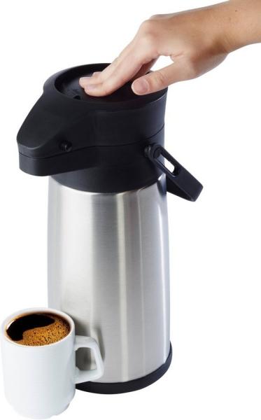 APS Pumpkanne Budget 10915 2,2l 17Tassen Edelstahl Kunststoff