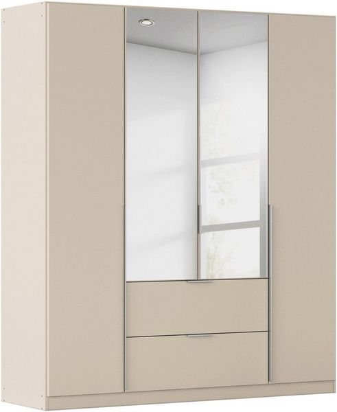 OTTO home Drehtürenschrank Kleiderschrank Schrank Garderobe AGORDO mit Dekor- oder Hochglanzfront (in zwei Griff-Farben, Breiten 91-360 cm) mit Außenschubkästen, in 7 Breiten und 2 Höhen MADE IN GERMANY