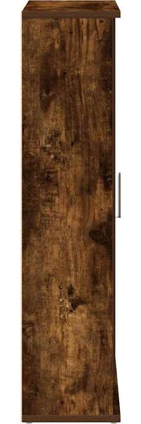 vidaXL Badezimmerschrank mit Rollenhalter Räuchereiche 39x22x90 cm 858528 Bild 6