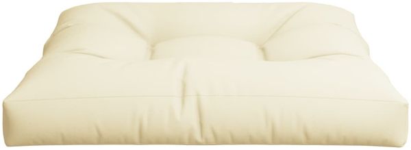 vidaXL Palettenkissen Creme 70x70x12 cm Stoff 360471 Bild 5