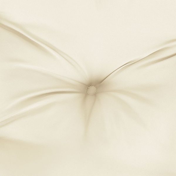vidaXL Palettenkissen Creme 70x70x12 cm Stoff 360471 Bild 7