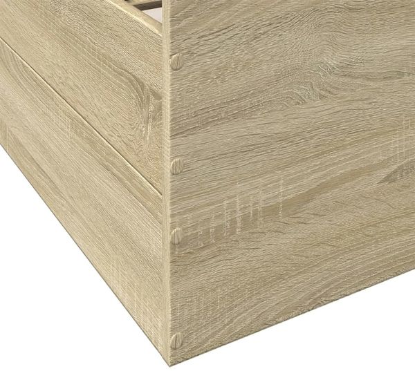 vidaXL Bettgestell mit Schubladen Sonoma-Eiche 150x200cm Holzwerkstoff 3280288 Bild 8