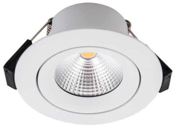 LIGH LED-Deckeneinbaustrahler SLC ONE 360° 3000K matt weiß