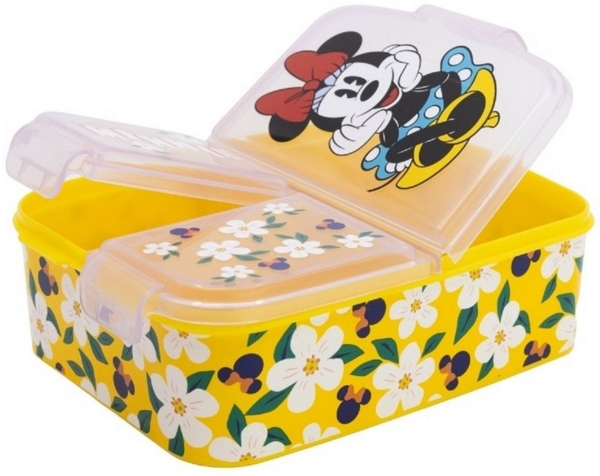 Disney Minnie Mouse Kinder Brotdose – Lunchbox mit 3 Fächern & tollem Design