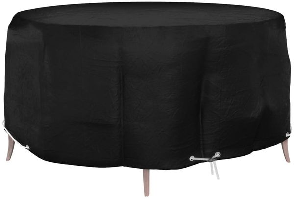 vidaXL Gartenmöbel-Abdeckung 10 Ösen Ø260x90 cm Rund 319303