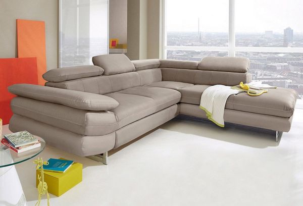 INOSIGN Ecksofa Solution L-Form, wahlweise mit Bettfunktion
