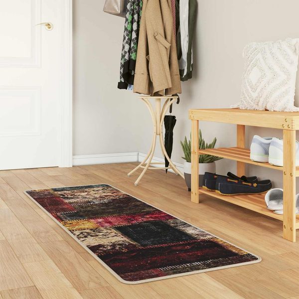 vidaXL Teppichläufer MARSA Mehrfarbig 50 x 150 cm Polyester und PVC 42023235
