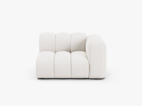 Micadoni Modul Lupine 1-Sitzer Rechts Boucle Baloo Weiß Bild 1