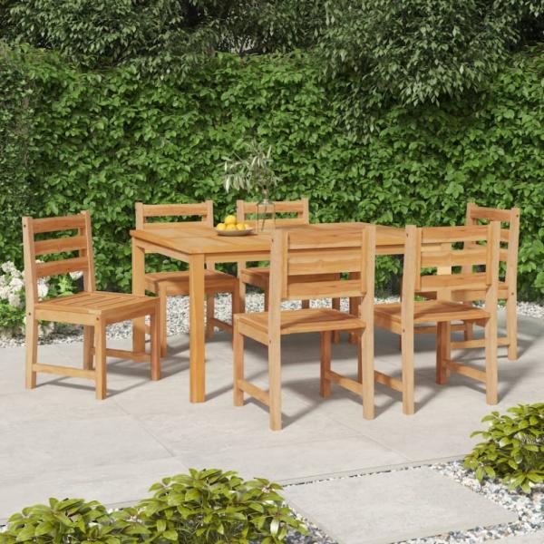 vidaXL Gartenstühle 6 Stk. Massivholz Teak 3157175