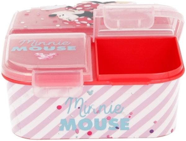 Disney Minnie Mouse Kinder Brotdose – Lunchbox mit 3 Fächern & tollem Design