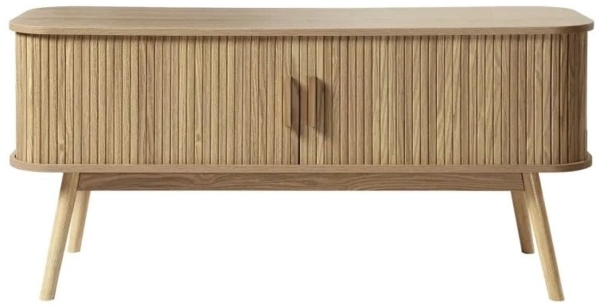 Casâme TV-Möbel 2 Schiebetüren L119 cm - ERNEST - Helles Holz