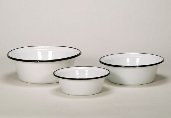 Krüger Schüssel, Emaille, (Set, 3-tlg)
