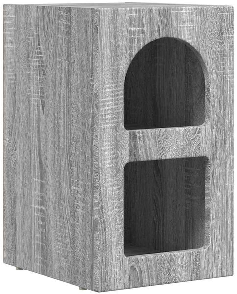 vidaXL Nachttisch ELST 2 Stk. Graues Sonoma 29,5 x 33,5 x 50 cm 891237 Bild 5