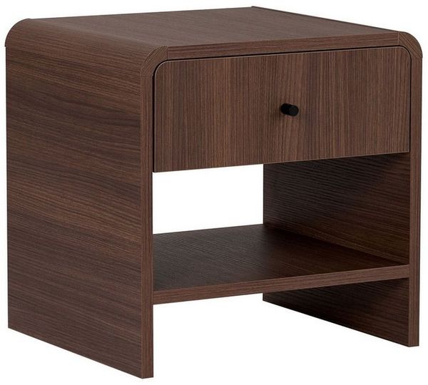 Skye Decor Nachttisch Japandi design (1-St, 1 Tisch), Breite 45 cm, Kompakte Nachttischform mit offenem Ablagefach