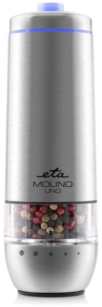 Eta Molino Uno Salz- und Pfefferstreuer-Set Edelstahl Edelstahl Edelstahl Edelstahl 60 mm