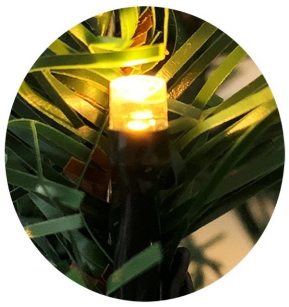 INDA-Exclusiv Lichtervorhang XXL 100 LED Tannengirlande + Lichterkette 810cm Girlande innen außen Bild 4