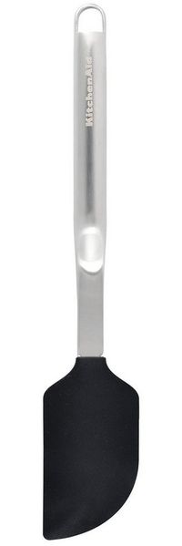 KitchenAid Teigschaber KMG031OHOB, Hitzebeständiger Edelstahl mit Silikonkopf, rutschfester Griff