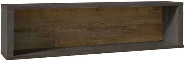 Wandregal Montana Hängeregal 130cm eiche lefkas grau grifflos