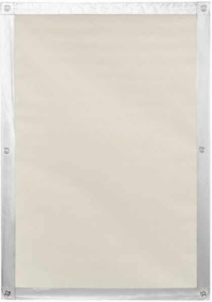 Dachfensterrollo Haftfix Hitzeschutz Abdunkelung, LICHTBLICK ORIGINAL, verdunkelnd, ohne Bohren, verspannt, Haftfix, mit Thermobeschichtung, mit Saugnapf, Beige, B94 x H96 cm