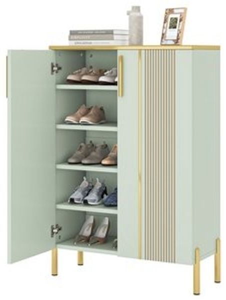 Tribesigns Schuhschrank mit Türen, 6-Tier-Schuh-Lagerung Schrank mit verstellbaren Regalen Bild 6