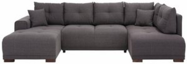 Home affaire Wohnlandschaft Viborg U-Form, mit Regal in der Armlehne, wahlweise mit Bettfunktion Bild 6