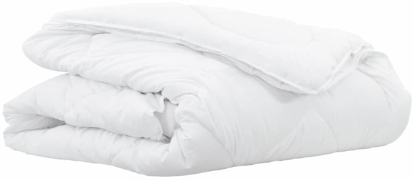 vidaXL 2-in-1 Bettdecke Weiß 135 x 200 cm Polyester 42007781