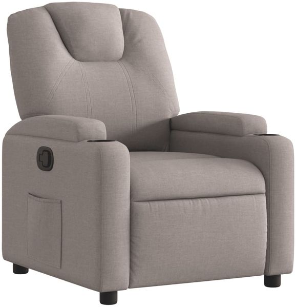 vidaXL Relaxsessel Taupe Stoff 372373 Bild 2