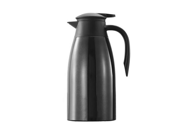 2L Edelstahl Thermoskanne Isolierkanne Thermosflasche Kaffeekanne Doppelwandig