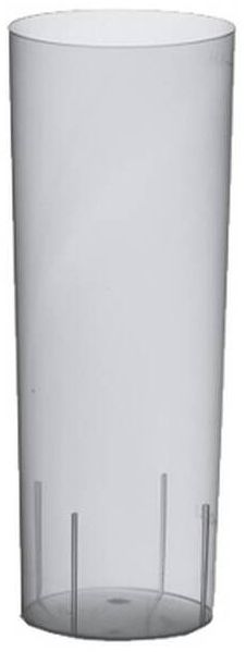 500 Gläser für Longdrinks, PP 0,3 l Ø 5,85 cm · 15,2 cm transluzent.