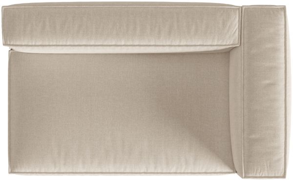 Micadoni Modul Nuria Groß 3-Sitzer Rechts Strukturierter Stoff Beige Bild 4