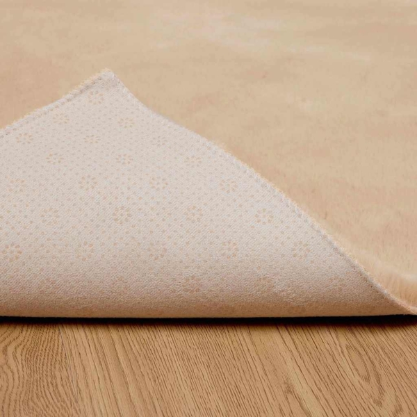 vidaXL Kunstfell Hasen Teppich Beige 200x280 cm Polyester 42021639 Bild 5