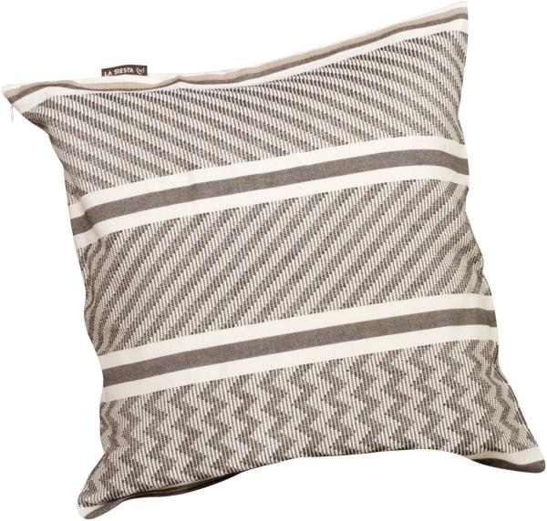 La Siesta Kissenbezug Cariño 50x50 cm Bio-Baumwolle 15 Farben zur Auswahl zebra