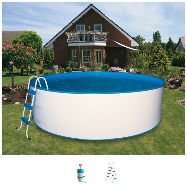 my POOL BWT Rundpool mit Leiter und Kartuschenfilteranlage (Set, 3-tlg), in verschiedenen Größen