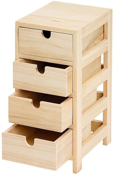 VBS Aufbewahrungsbox Schubladenturm, 14 cm x 30 cm