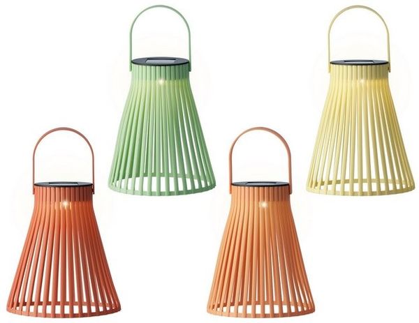 Kaemingk 'SUMMER' Solar Laterne LED, Kunststoff, ca. 18,5 cm - 1 Stück, zufällige Farbwahl