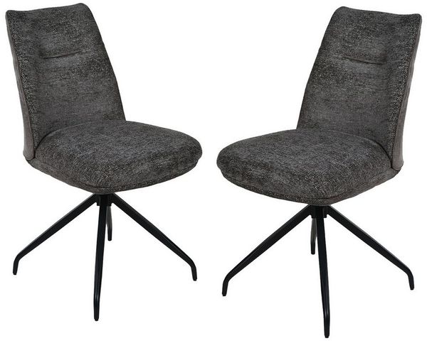 Jiexi Esszimmerstuhl Esszimmerstuhl 2er-Set, moderner Design-Polsterstuhl, hohe Stabilität