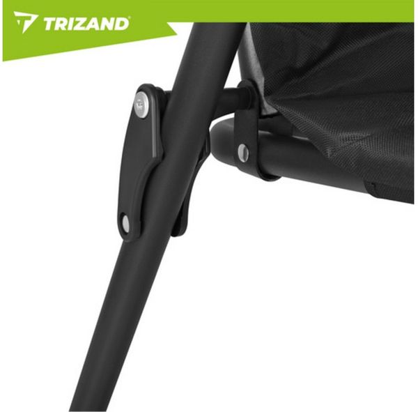 Trizand Campingstuhl Klapp-Angelstuhl Strandstuhl (Spar-Set, 1 St), Verstärkungsstreifen am Sitz sorgt für maximale Stabilität Bild 4