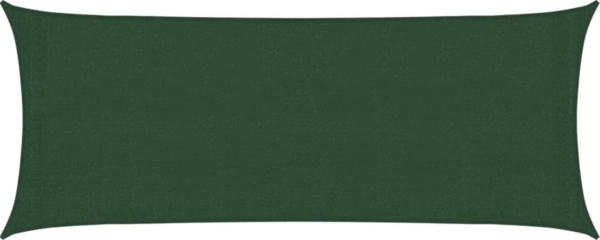 vidaXL Sonnensegel 160 g/m² Dunkelgrün 2x5 m HDPE 311451