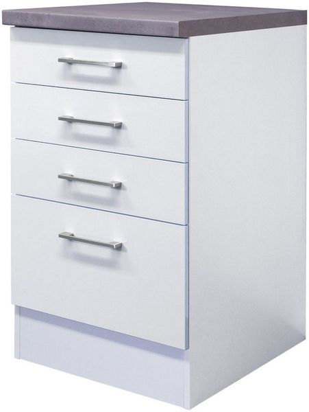Flex-Well Unterschrank Kopenhagen (B x H x T) 50 x 86 x 60 cm, mit praktischen Schubkästen
