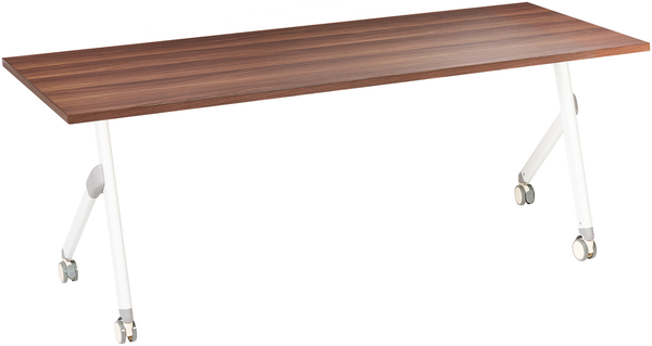 Zusammenklappbarer Schreibtisch BENDI Dunkelbraun 180 cm 60 cm