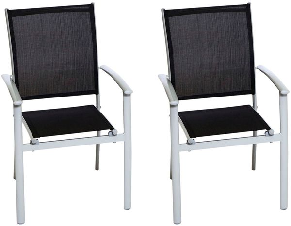MERXX Gartensessel Milano (Set, 2-St), B/T/H: 57x56x90 cm