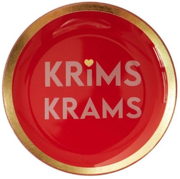 Giftcompany Servierschale Glasteller Love Plates Krims Krams (13cm)