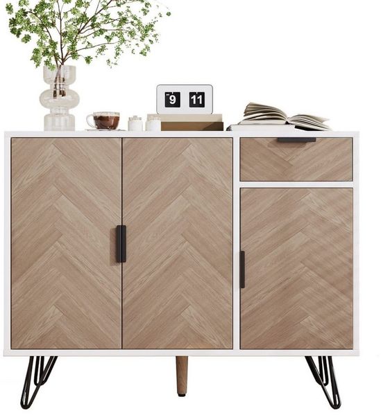 SOFTWEARY Sideboard Breite 90 cm