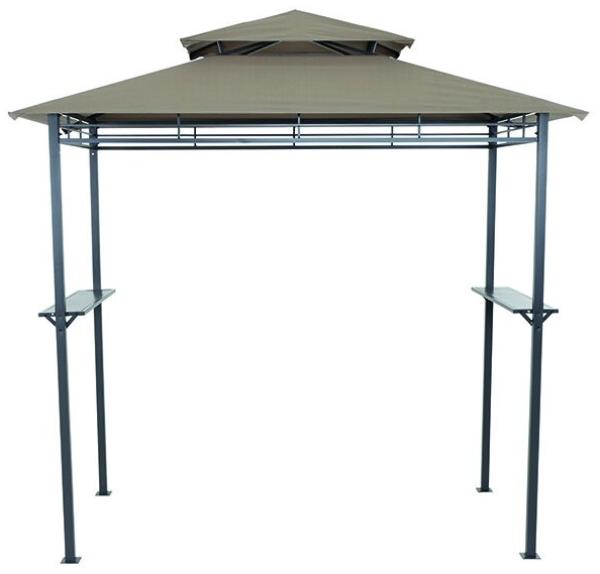 SIENA GARDEN BBQ Pavillon rechteckig 244x127 cm Stahlgestell pulverbeschichtet