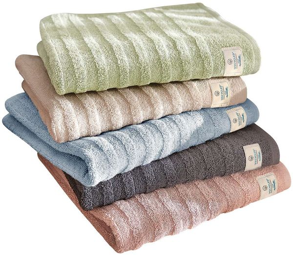 PureNature Duschtuch, We Cycle Baumwolle mauve, 70x140 cm