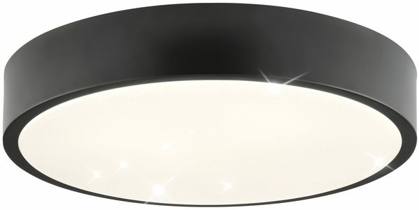 Brilliant LED Deckenleuchte Slimline Starry Ø 29 x 6,5 neutralweiß schwarz-weiß