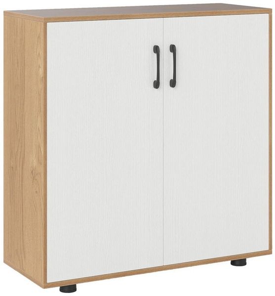 KOMFOTTEU Küchenbuffet Buffetschrank mit 2 Türen, verstellbarem Regal