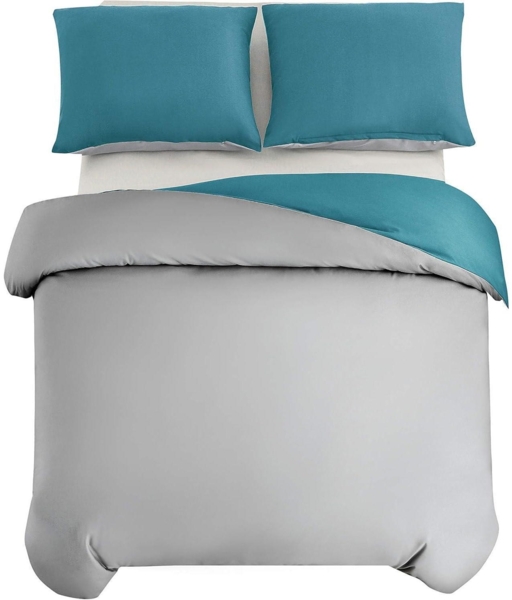 AYSW Bettwäsche Microfaser gebürstet 200x200cm + 2 Kopfkissenbezug 80x80cm Bild 5