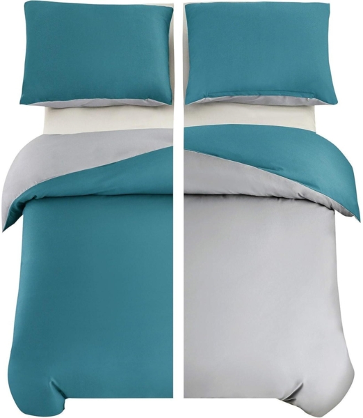 AYSW Bettwäsche Microfaser gebürstet 200x200cm + 2 Kopfkissenbezug 80x80cm Bild 3